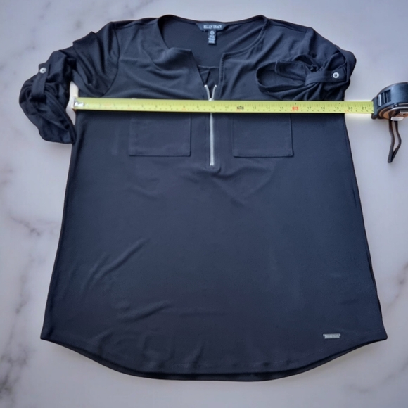 Ellen Tracy 1/4 Zip Comfy Top - Picture 4 of 7